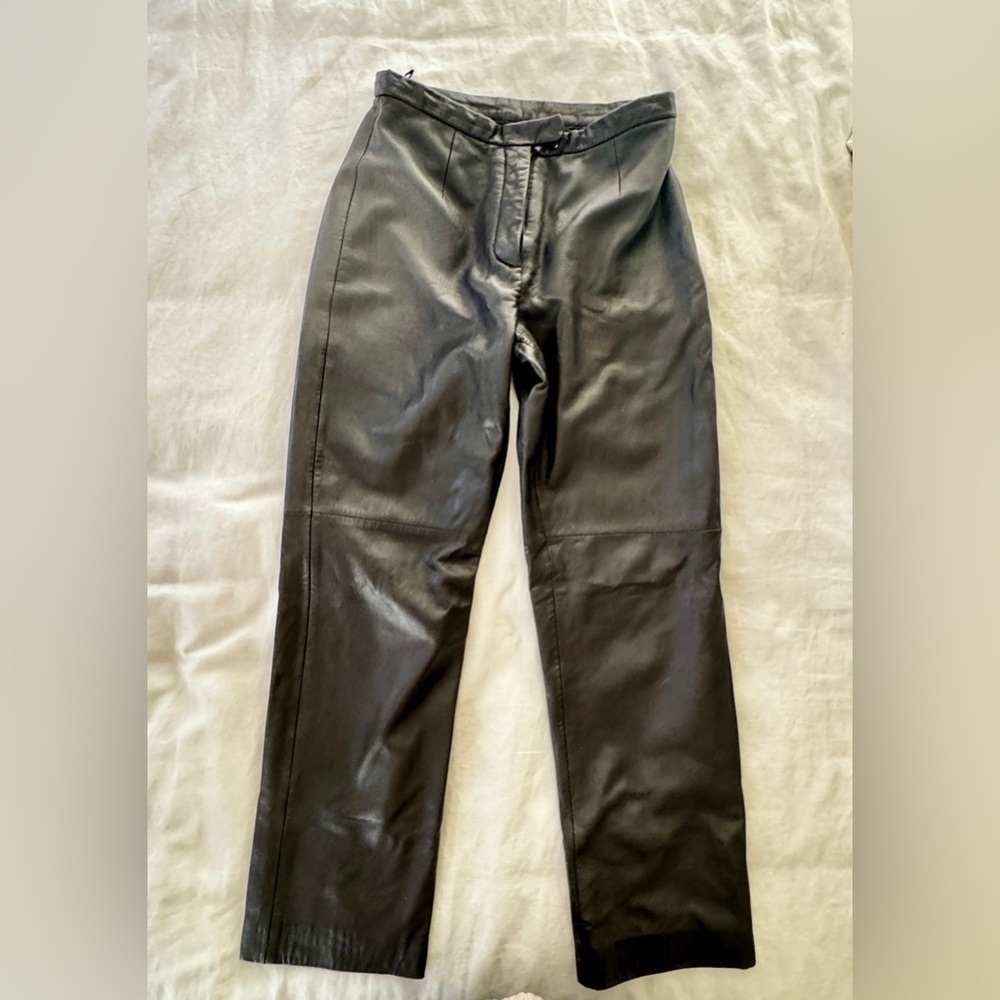 Vintage JLC New York Leather Pants